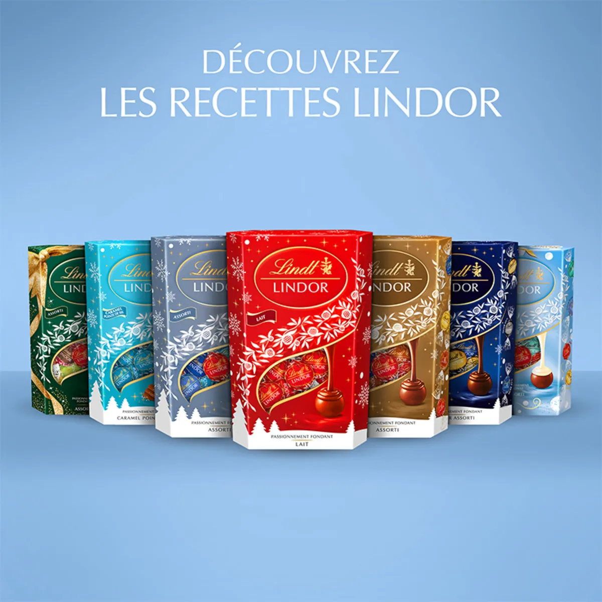 Cornet LINDOR - Coeur Blanc & Lait 337g – Image 8