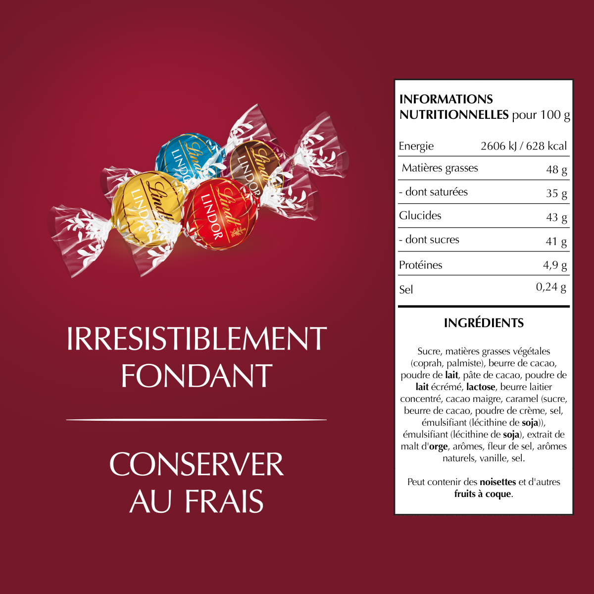 Cornet LINDOR - Assorti Gourmand 562g – Image 5