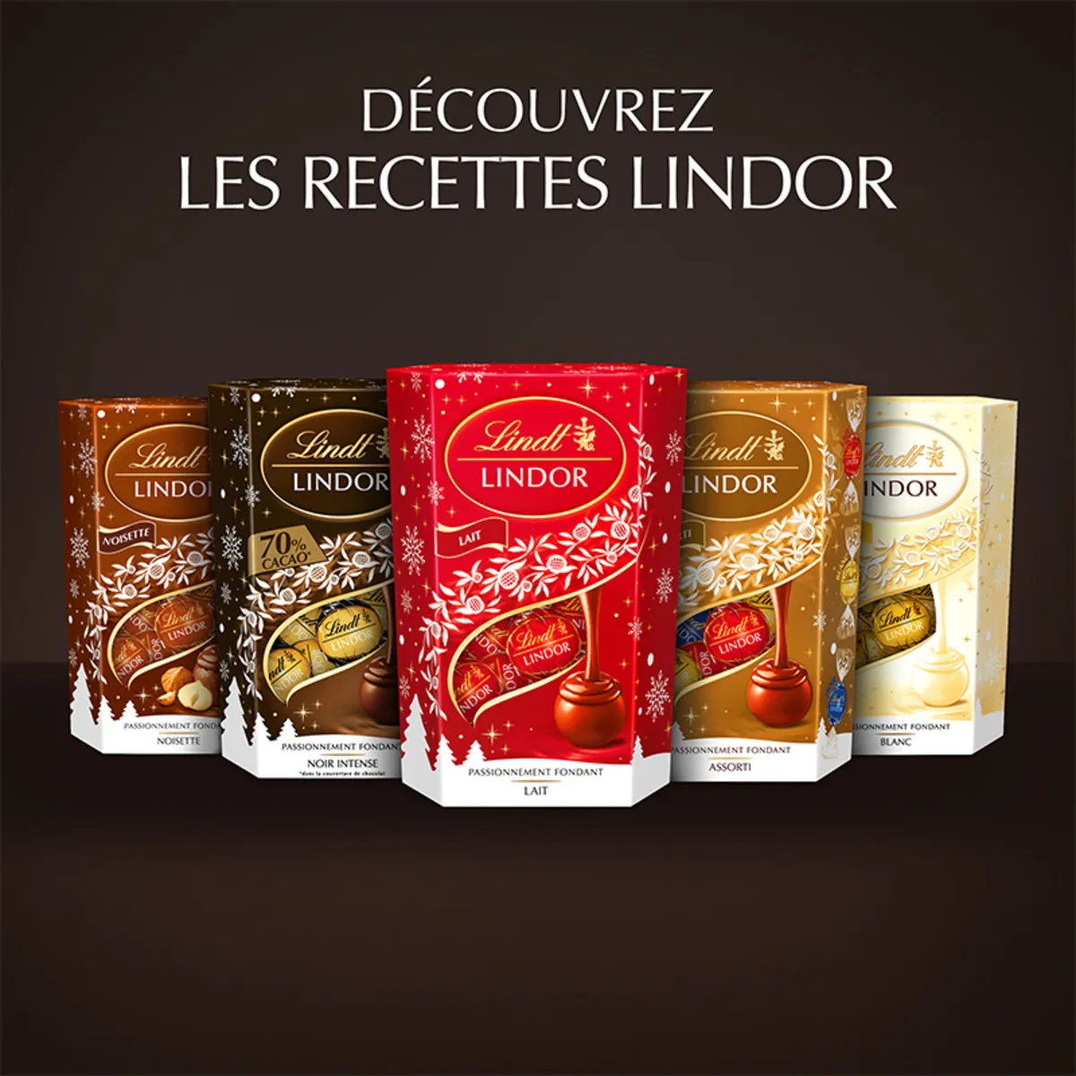 Cornet LINDOR - Noir 70% de Cacao 200g – Image 8