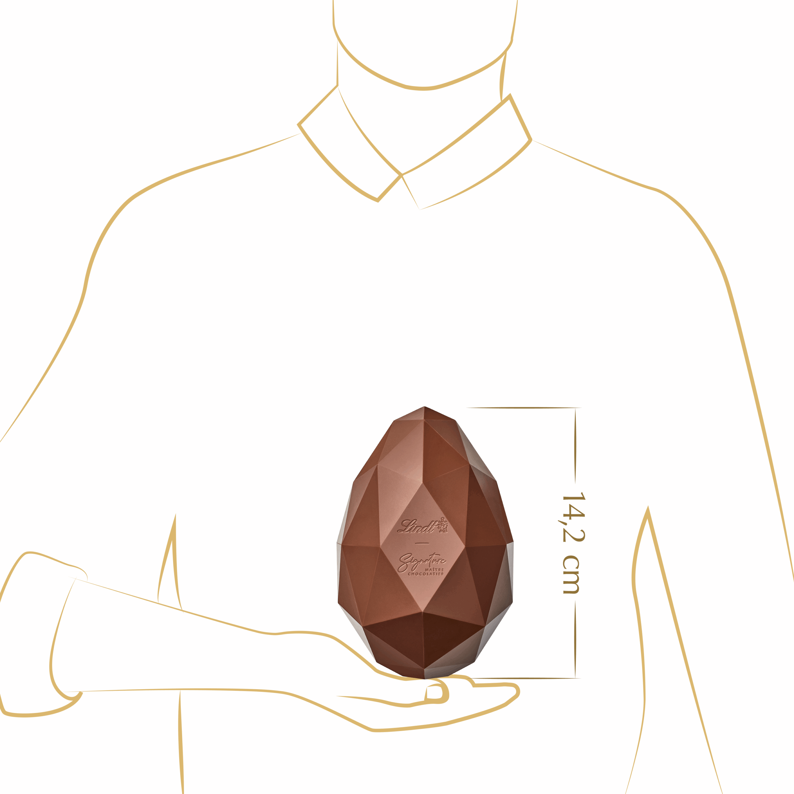 Les œufs moulage facettés 140g – Image 6