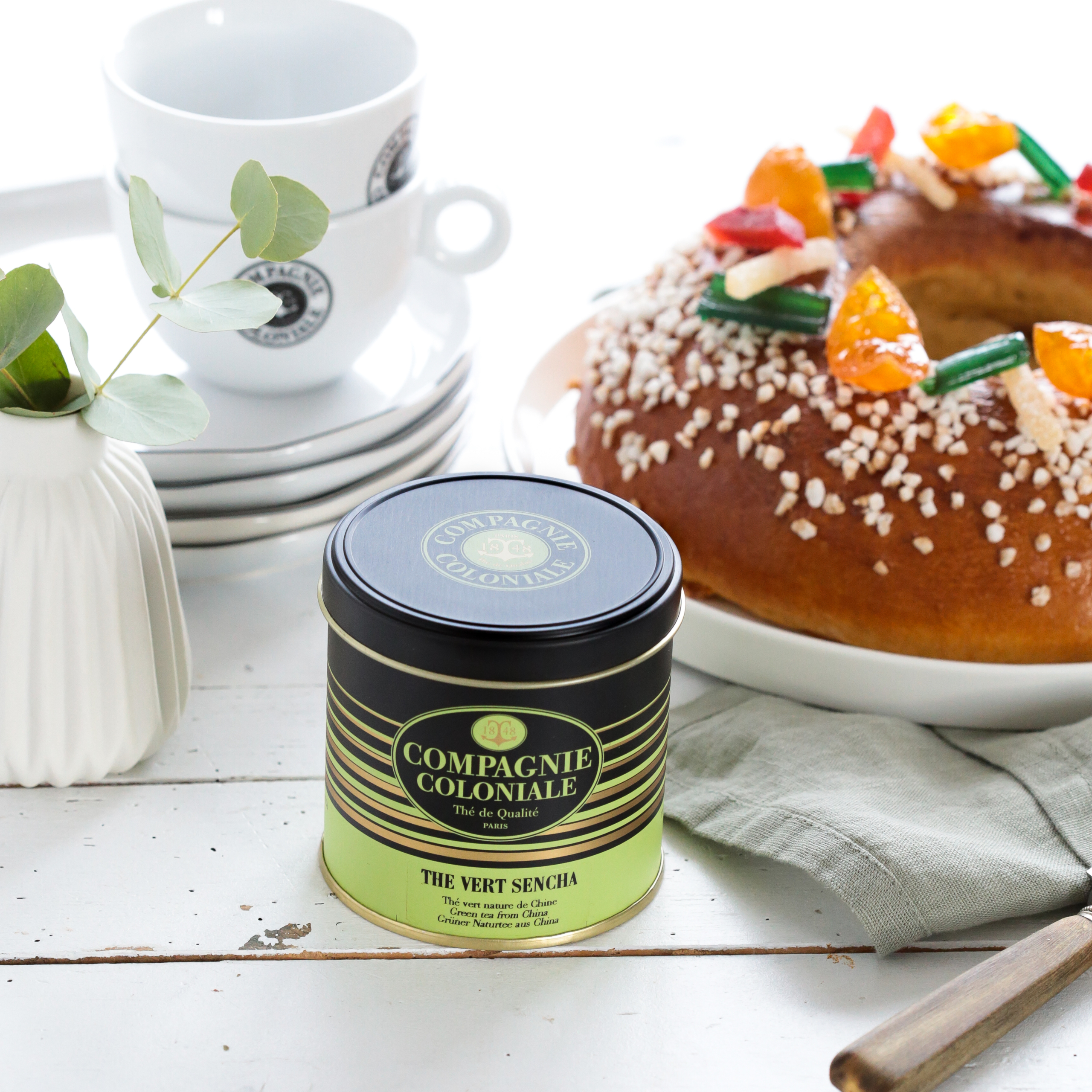 Thé Vert Sencha – Boîte Métal 90g – Image 3