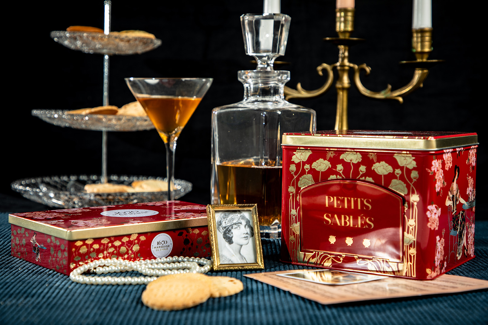 Biscuits sablés aux pépites de caramel - Boîte métal "Les Folies" 150g – Image 3