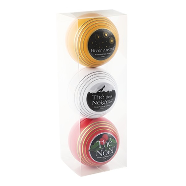 Compagnie & Co – Coffret 3 boules sapin – Image 2